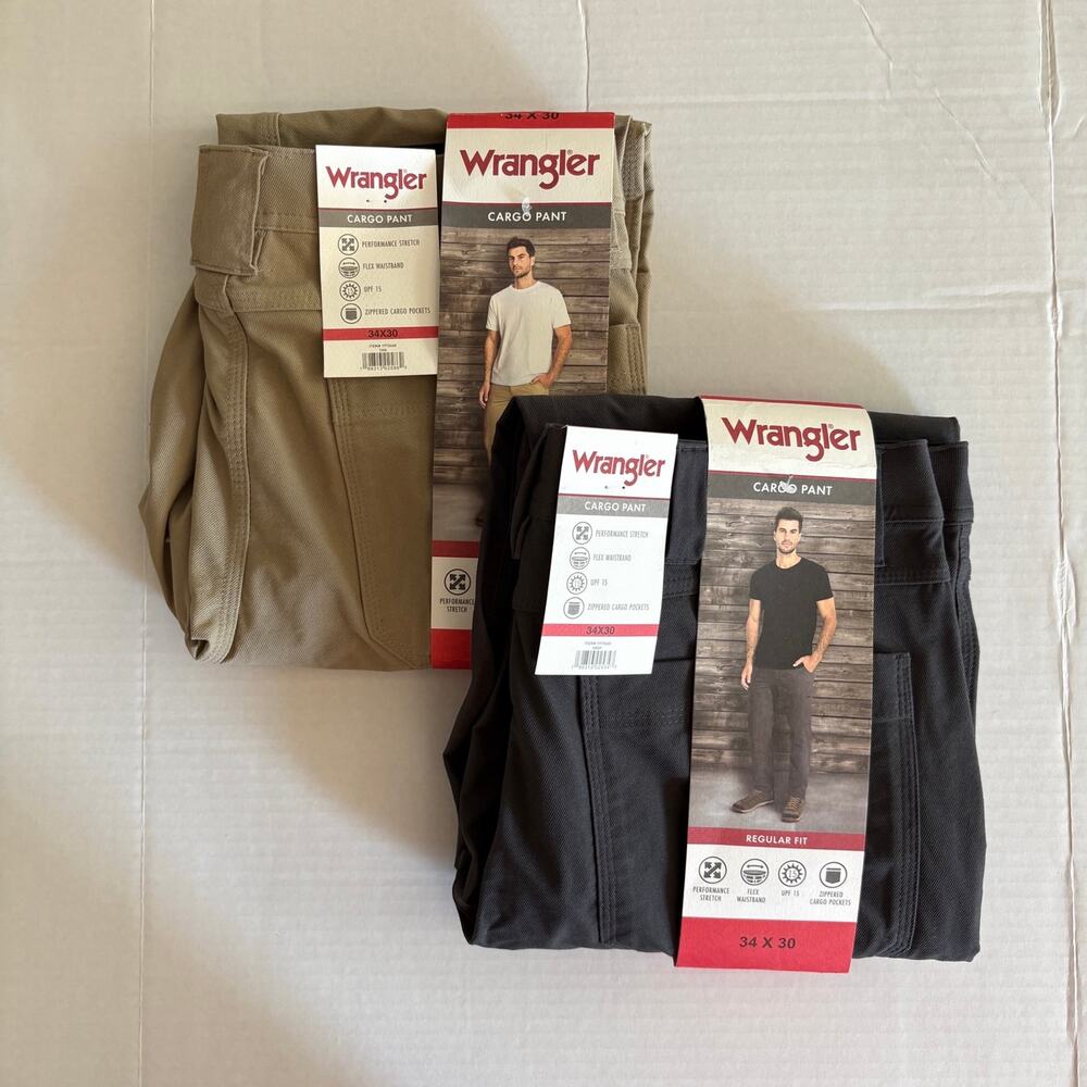 2 Wrangler Men’s Cargo Pants